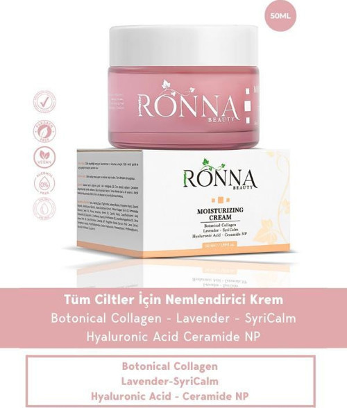 Nemlendirici Ve Onarıcı Moisturizing Cream 50 ml Botanical Collagen+Hyaluronic Acid