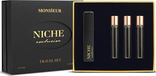 Monsieur Travel SET 4X8 ml Erkek Parfüm Seti