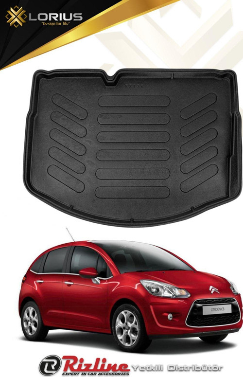 Citroen C3 2009-2016 İnce Stepneli 3d Bagaj Havuzu Uyumlu