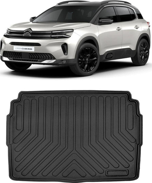 Citroen C5 Aircross Alt Konum 2023 Ve Sonrası 3d Bagaj Havuzu Siyah