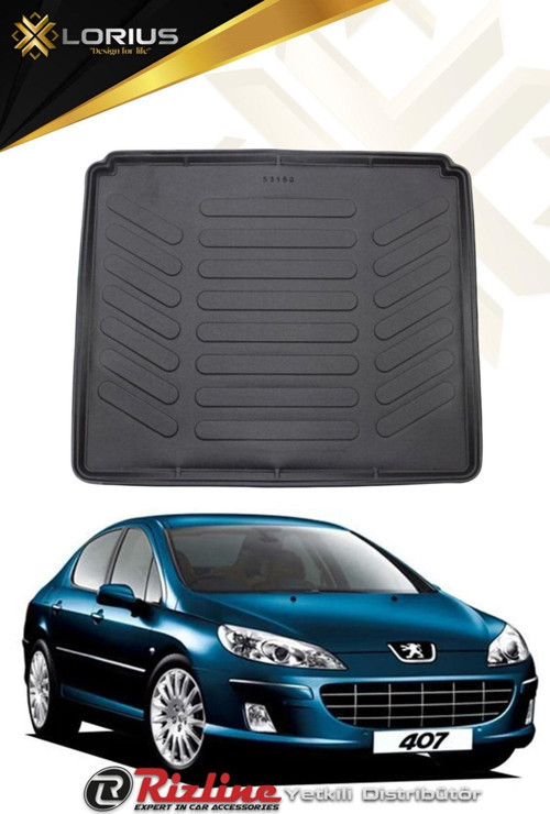 Peugeot 407 Sedan Uyumlu 3d Bagaj Havuzu