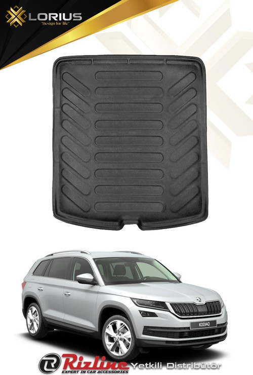 Skoda Kodiaq 2016 Sonrası uyumlu 3d Bagaj Havuzu