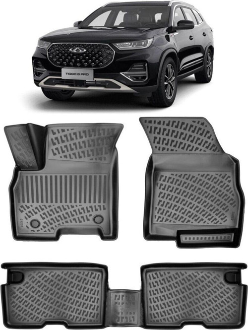 Chery Tiggo 8 pro Luxury paket 3D havuzlu paspas 2022 sonrası