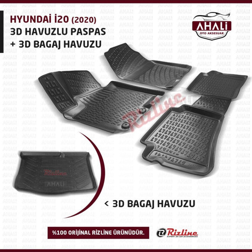 Hyundai I20 2020 Sonrası 3d Paspas+bagaj Havuzu