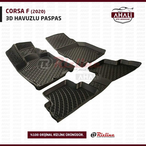 Opel Corsa F 2020 Sonrası 3d Havuzlu Paspas