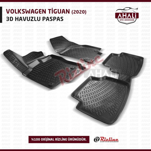 Volkswagen Tiguan 2020 Sonrası Uyumlu 3d Havuzlu Paspas + Koku