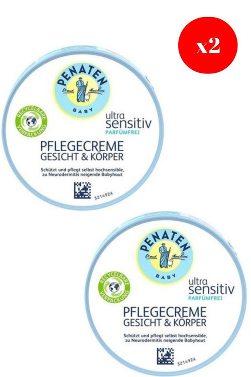 Ultra Hassas Cilt&Vücut Bakim Kremi 100Ml X2 ADET