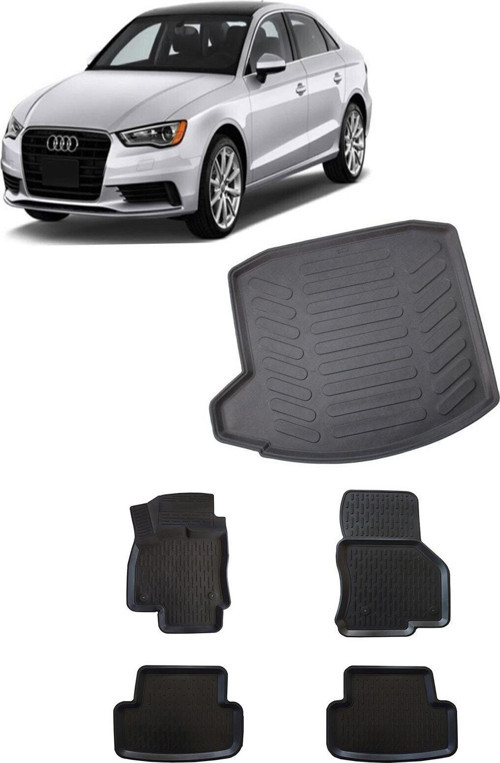 A-line Audi A3 Sedan 2013-2020 3d Havuzlu Paspas Ve Bagaj Havuzu