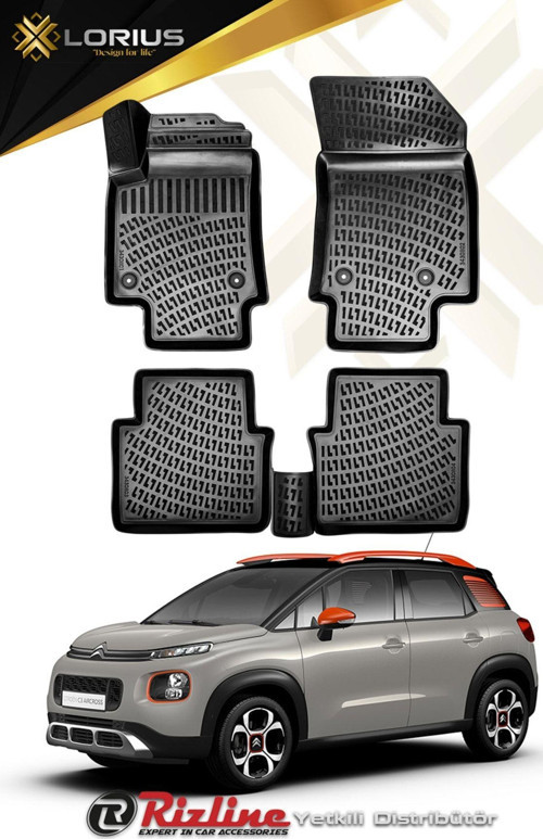 Citroen C3 Aircross 2016 Sonrası 3d Havuzlu Paspas