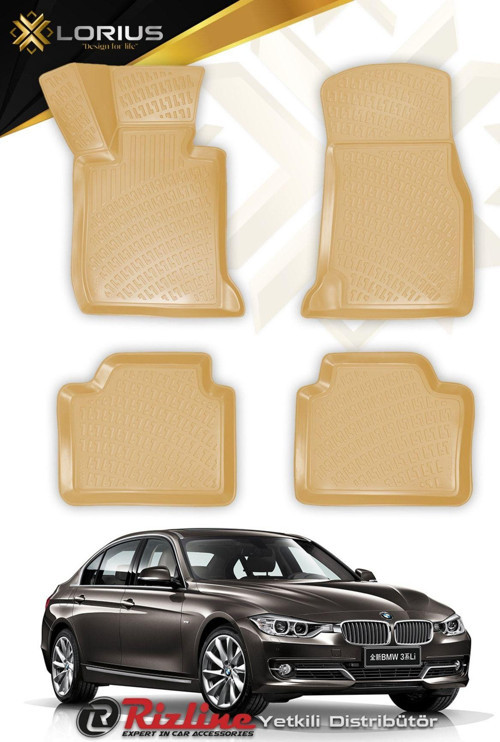 Bmw 3 Serisi F30 2012 Sonrası Bej 3d Havuzlu Paspas