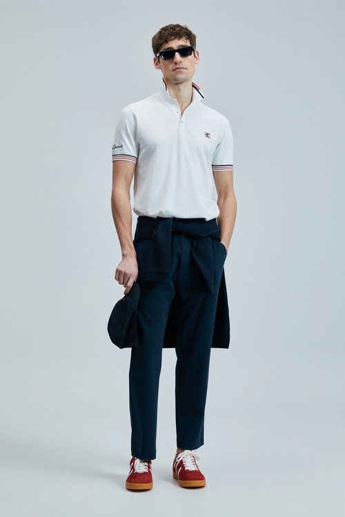 Eros Smart Erkek Polo Tişört Beyaz