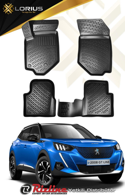 Peugeot 2008 2019 Sonrası 3d Havuzlu Paspas