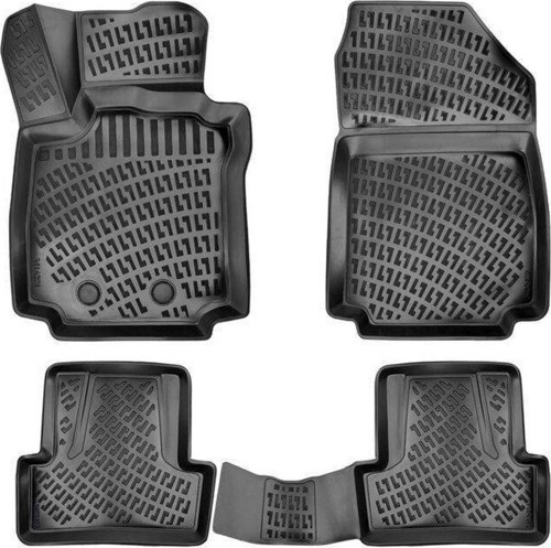 Renault Clio 3 3d Paspas Havuzlu Hb 2006 - 2012 Arası Siyah 4 Parça Set