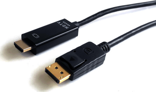 DisplayPort (DP) Erkek HDMI Erkek, 4K@30Hz, Altın Kaplama, 3 metre DP M