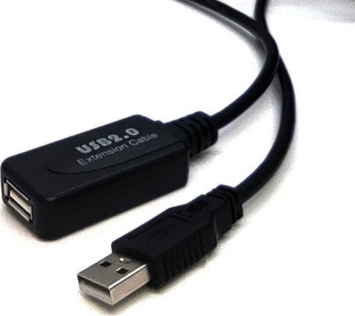 USB 2.0 Uzatma Kablosu, USB A Erkek <-> USB A Dişi, IC Çip: FE1.1S, 20 metre<br>Bee