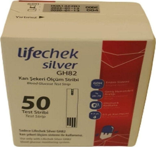 Silver Gh82 Kan Şekeri Ölçüm Stribi 50 Adet