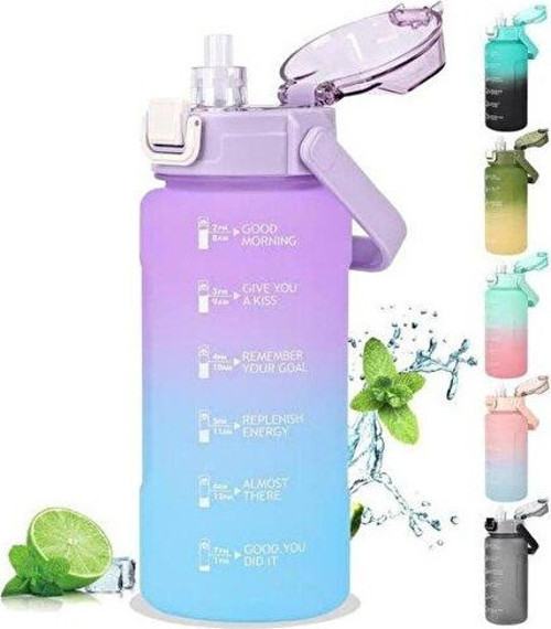 VGN2215 Policarbon Matara 2500 ml Mor Mavi
