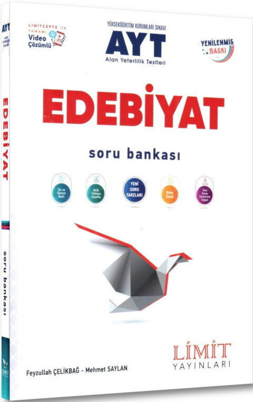 Limit Yayınları AYT Edebiyat Soru Bankası Video Çözümlü