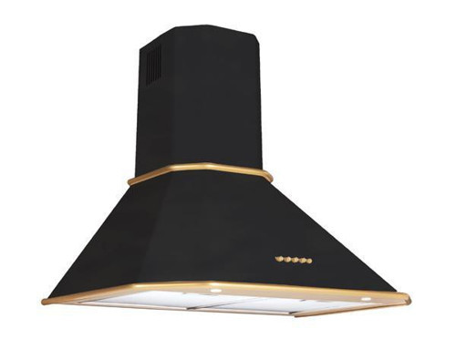 RS 4615 Rustik 60 cm Siyah Duvar Tipi Davlumbaz