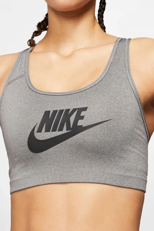 Swoosh Futura Bra 899370-091Kadın Beyaz Sporcu Sütyeni
