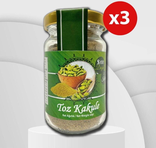 Toz Kakule - 50gr - 1. Kalite - Doğal 3 ADET