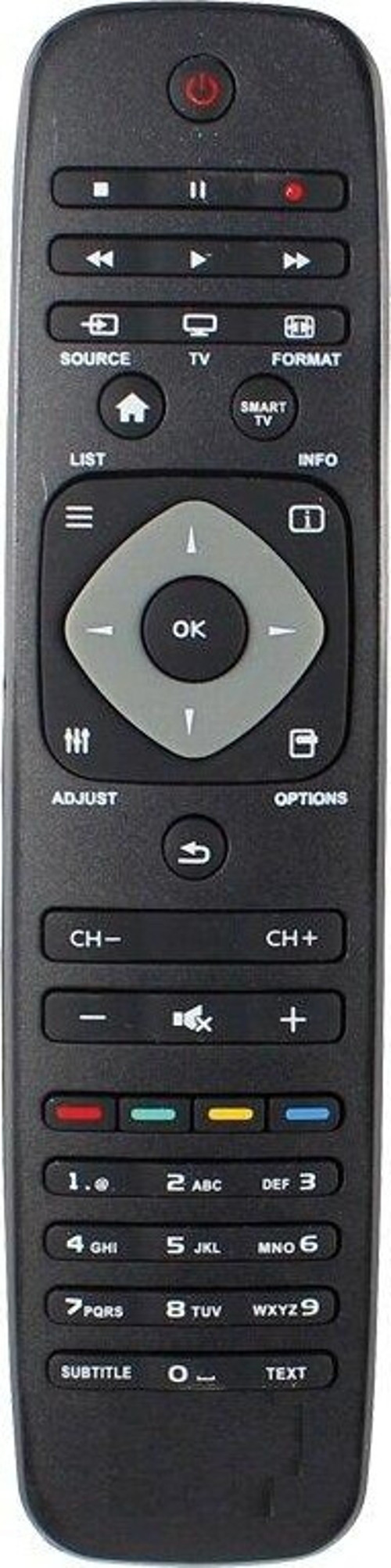 PHİLİPS 22PFL3207H/12 Uyumlu Led Televizyon Kumandası