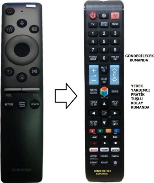 Samsung QE58Q60TAUXTK QLED TV ( YEDEK KUMANDASI )