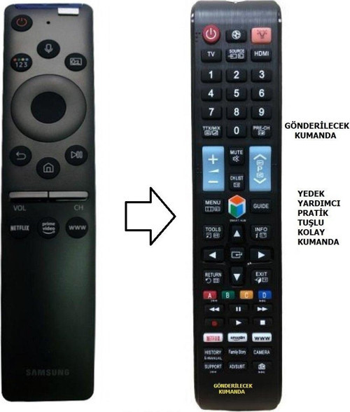 Samsung BN59-01312K 4K SUHD Smart TV ( YEDEK KUMANDASI )
