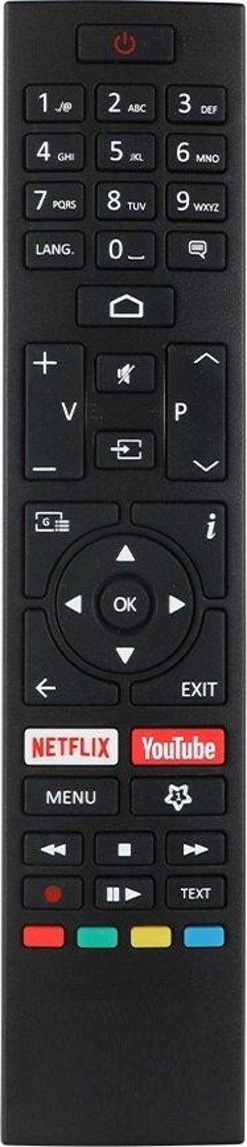 Vestel 43UA9800 4K Android Smart LED TV Kumandası - Mikrofonsuz