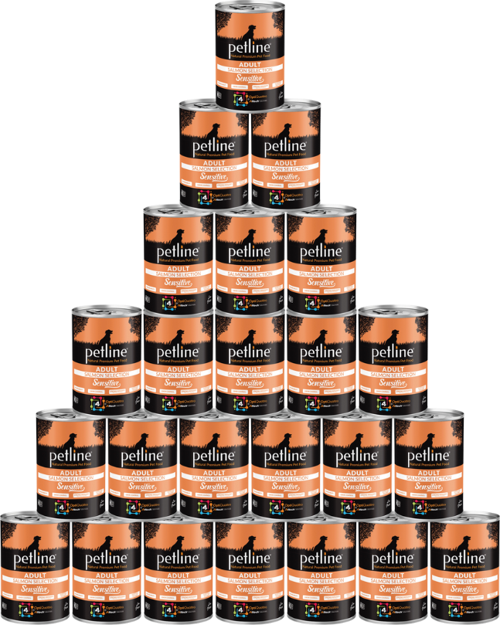S. P. Yetişkin Köpek Konservesi Somonlu Pate 400 Gr (Sensitive) Ekonomik Paket 24 Lü