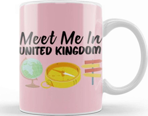 Funny Travel United Kingdom Gift Design Lover Trippin Wanderlust Journey Adventurer Vacation Kupa Porselen