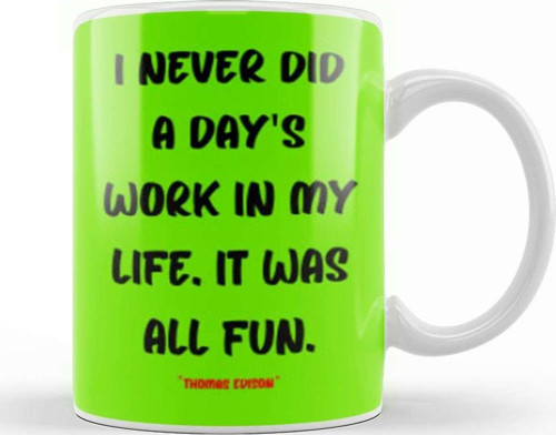 Thomas Edison Quotes Motivation Quotes Entrepreneurs İnspiration Success Work Gifts Kupa Bardak Porselen