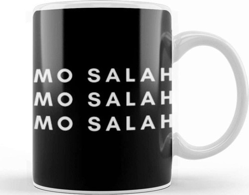 Mo Salah Ballon D'Or The Best Player İn The World 2021 Vintage Retro Rainbow Style Kupa Bardak Porselen