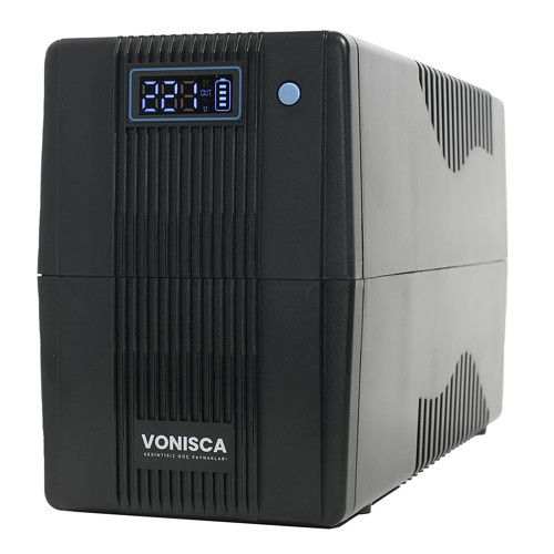 D-850 850VA LCDKesintisiz Güç Kaynağı Line Interactive 1x12V 7,5Ah UPS Bilgisayar Modem Kamera