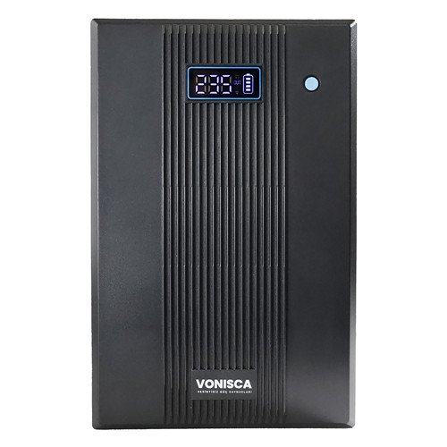 D-1000 1000VA LCD Kesintisiz Güç Kaynağı Line Interactive 2x12V 7Ah UPS Bilgisayar Kamera Ofis PC