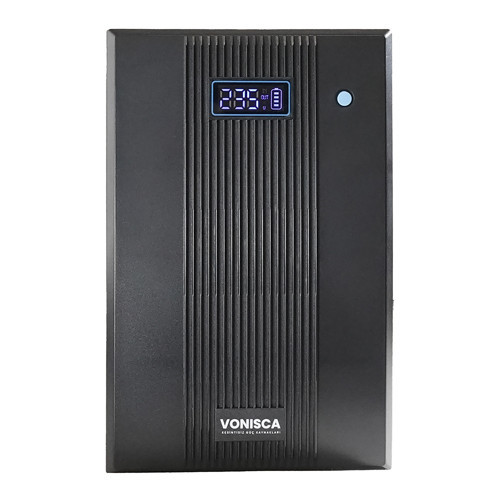 D-2000 2000Va Lcd Kesintisiz Güç Kaynağı Line İnteractive 2X12V 9Ah Ups Ofis Pc Sistem Çoklu Cihaz