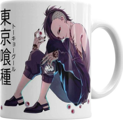 Tokyo Ghoul Uta Anime Kaneki Ken Yomo Renji Kishou Arima Eto Yoshimura Tatara Kupa Bardak Porselen