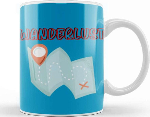 Funny Travel Gift Design Lover Trippin Wanderlust Journey Adventurer Vacation Kupa Bardak Porselen