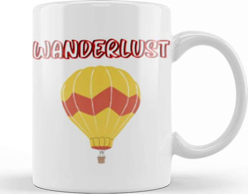 Funny Travel Gift Design Lover Trippin Wanderlust Journey Adventurer Vacation Kupa Bardak Porselen