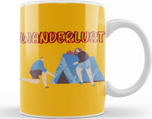 Funny Travel Gift Design Lover Trippin Wanderlust Journey Adventurer Vacation Kupa Bardak Porselen