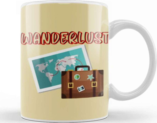 Funny Travel Gift Design Lover Trippin Wanderlust Journey Adventurer Vacation Kupa Bardak Porselen