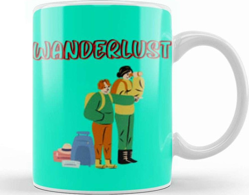 Funny Travel Gift Design Lover Trippin Wanderlust Journey Adventurer Vacation Kupa Bardak Porselen