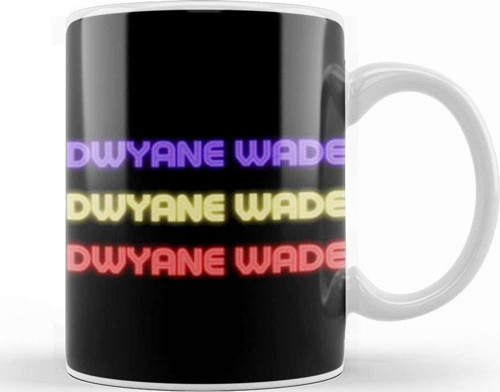 Dwyane Wade Basketball Gifts Vvintage Retro Rainbow Quotes For Boys And Dad Kupa Bardak Porselen