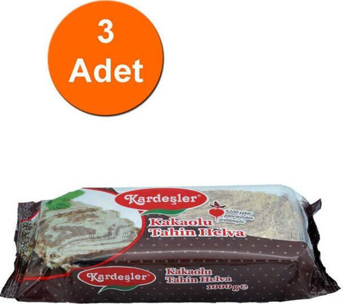 Kakaolu Tahin Helva 1 KG x 3 Adet