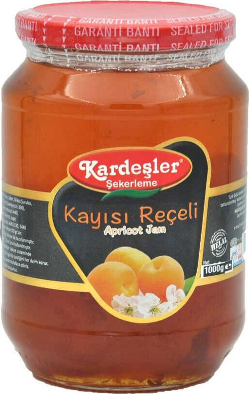Kayısı Reçeli Cam Kavanoz 1000 G