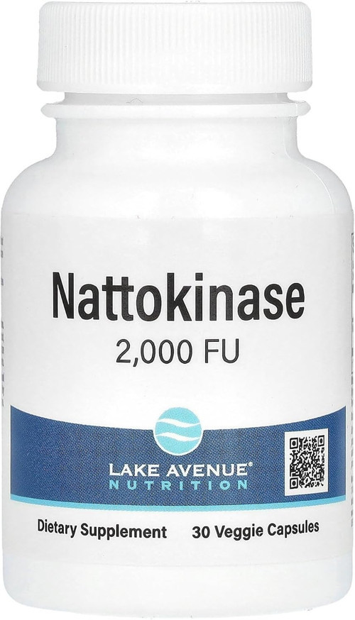 Nattokinase Proteolytic Enzyme Gut Health 2,000 FUs 30 Veggie Caps