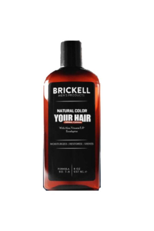 Brickell Erkeklere Için Saç Sakal Beyazlık Giderci Renklendirci Şampuaı 300 Ml