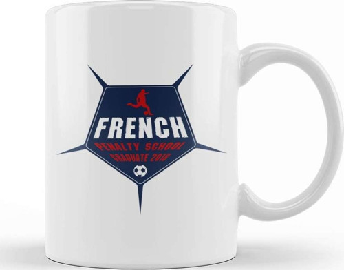 French Football France Penalty School World Football Championship 2018 Kupa Bardak Porselen