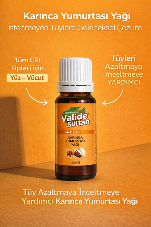 Karınca Yumurtası Yağı Tüy Azaltıcı Tüy Tüy Dökücü 20 mL