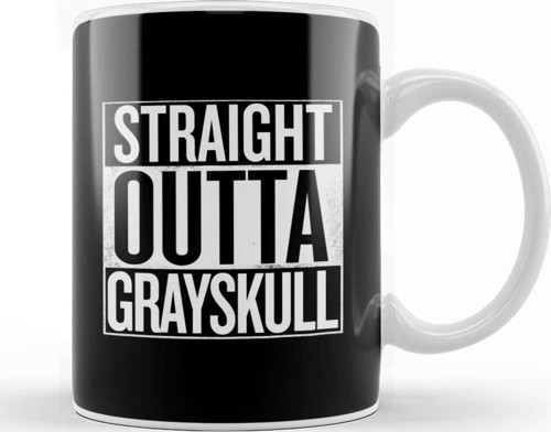 Straight Outta Grayskull He Man And The Masters Of The Universe White Kupa Bardak Porselen